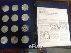 The Franklin Mint Treasury of Presidential Commemorative Sterling Silver Coins