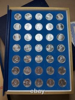 The Franklin Mint Tresurey of Presidential Commemorative Silver Medals