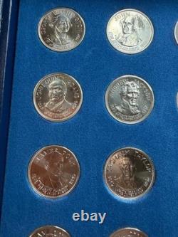 The Franklin Mint Tresurey of Presidential Commemorative Silver Medals