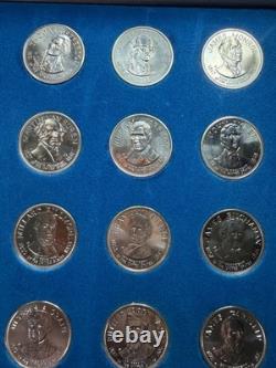 The Franklin Mint Tresurey of Presidential Commemorative Silver Medals