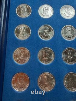 The Franklin Mint Tresurey of Presidential Commemorative Silver Medals
