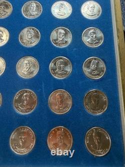 The Franklin Mint Tresurey of Presidential Commemorative Silver Medals