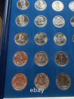 The Franklin Mint Tresurey of Presidential Commemorative Silver Medals