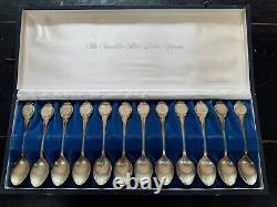 The Franklin Mint Zodiac Signature Edition Sterling Silver Spoon Set 1972