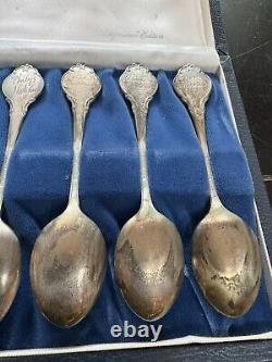 The Franklin Mint Zodiac Signature Edition Sterling Silver Spoon Set 1972