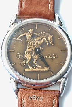 The Frederic Remington Museum Watch 925 Sterling Silver The Franklin Mint