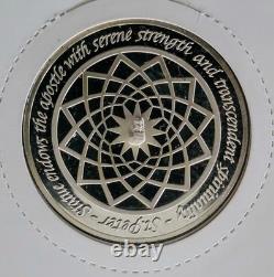 The Genius of Michelangelo 1.26 oz Sterling Silver Medal St. Peter Franklin mint