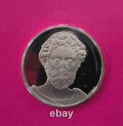 The Genius of Michelangelo 1.26 oz Sterling Silver Medal St. Peter Franklin mint