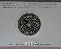 The Genius of Michelangelo 1.26 oz Sterling Silver Medal St. Peter Franklin mint
