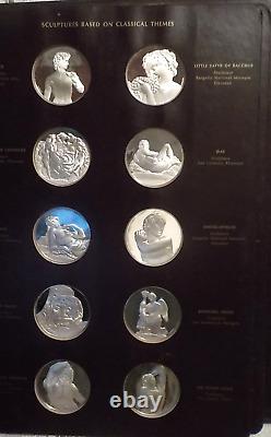 The Genius of Michelangelo Franklin Mint 60 Sterling Silver COIN MEDALLION Medal