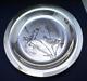 The Goldfinch Franklin Mint Plate 192 Grams. 925 Sterling