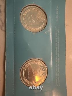 The Governers Edition Of franklin mint states of the union silver