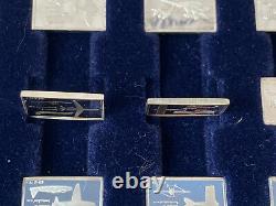 The Great Airplanes Sterling Silver 50 Miniatures Collection in Presentation Box
