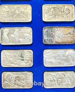 The Great Events & Leaders of WWII 1.5oz Sterling Silver Ingots 48pc Set