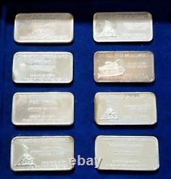 The Great Events & Leaders of WWII 1.5oz Sterling Silver Ingots 48pc Set
