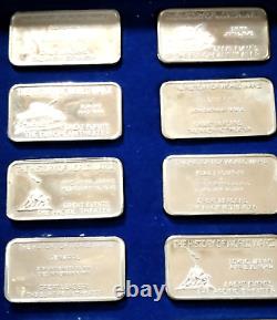 The Great Events & Leaders of WWII 1.5oz Sterling Silver Ingots 48pc Set