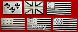 The Great Flags Of America Complete Set 42 Sterling Silver Proof Bars COA