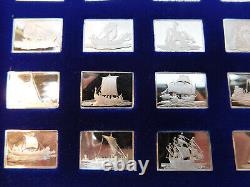 The Great Sailing Ships Of History Mini Ingot Collection Sterling Silver Set