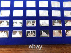 The Great Sailing Ships Of History Mini Ingot Collection Sterling Silver Set