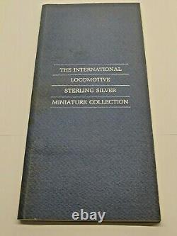 The International Locomotive Mini Sterling Silver Ingot Collection With Book