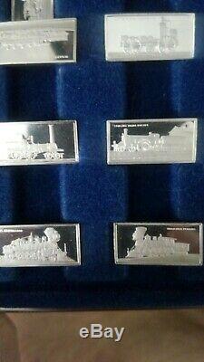 The International Locomotive Sterling Silver Ingot Collection The Franklin Mint