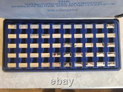 The International Locomotive Sterling Silver Miniature Collection Franklin Mint