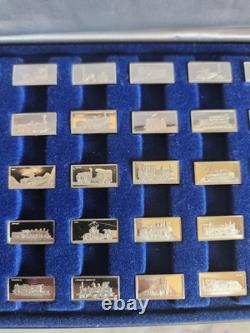 The International Locomotive Sterling Silver Miniature Collection Franklin Mint