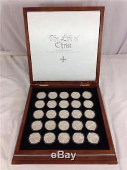 The Life Of Christ Sterling Silver Medal Collection Franklin Mint withPaperwork