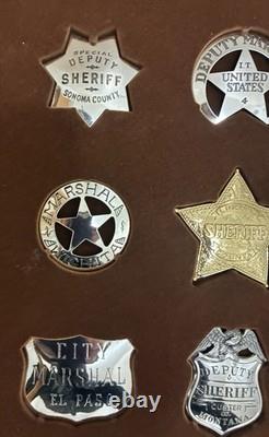 The Official Badges Of The Great Western Lawmen/ Franklin Mint/Sterling Silver