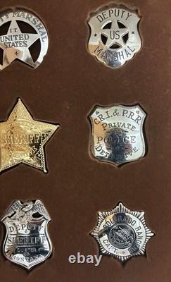 The Official Badges Of The Great Western Lawmen/ Franklin Mint/Sterling Silver