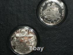 The Official Bicentennial Sterling Medals of the Thirteen Original States Set