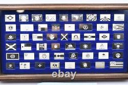 The Official Flags Of The States 50 Mini Sterling Silver Ingots Franklin Mint