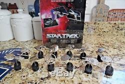 The Official STAR TREK Solid Sterling Silver Starship Collection Franklin Mint