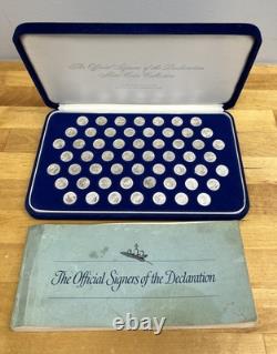 The Official Signers Of The Declaration Mini-Coin Collection Solid Sterling