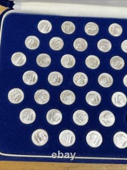 The Official Signers Of The Declaration Mini-Coin Collection Solid Sterling