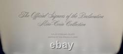 The Official Signers Of The Declaration Mini-Coin Collection Solid Sterling