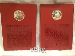 The Patriots Hall of Fame First Edition Proof Set Solid Sterling Silver