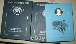 The Patriots Hall of Fame Proof Set, 20 sterling silver medals Franklin Mint
