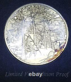 The Return of The Hunters #14 The 100 Greatest Masterpieces Franklin Mint Coin