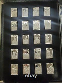 The Silver Bible Minted by the Franklin Mint 100 Sterling Silver Tablets