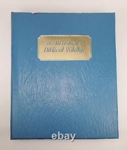 The Treasury of Biblical Wildlife Franklin Mint 24 Sterling Silver Ingot Booklet