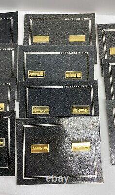 The World s Great Performance Cars 24K gold on Sterling Silver Ingots, 20 Total