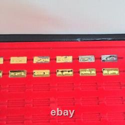The World's Great Performance Cars 24K gold on Sterling Silver Ingots Incomplete
