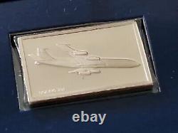 The great aeroplanes sterling silver minature 50 ingot collection & Certificate