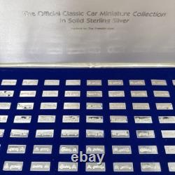 The international locomotive sterling silver miniature collection Franklin mint