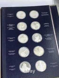 Treasures Of The Louvre Complete First Edition Sterling Silver 50 Proof Set