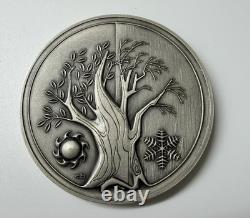 Tree of Time 1973 Franklin Mint Annual Sterling Silver Calander. 925
