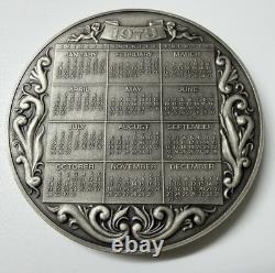 Tree of Time 1973 Franklin Mint Annual Sterling Silver Calander. 925