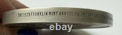 Tree of Time 1973 Franklin Mint Annual Sterling Silver Calander. 925