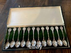 Twelve Days of Christmas Sterling Silver Spoons Carlos Sierra-Franco